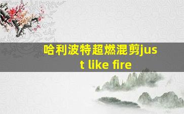 哈利波特超燃混剪just like fire